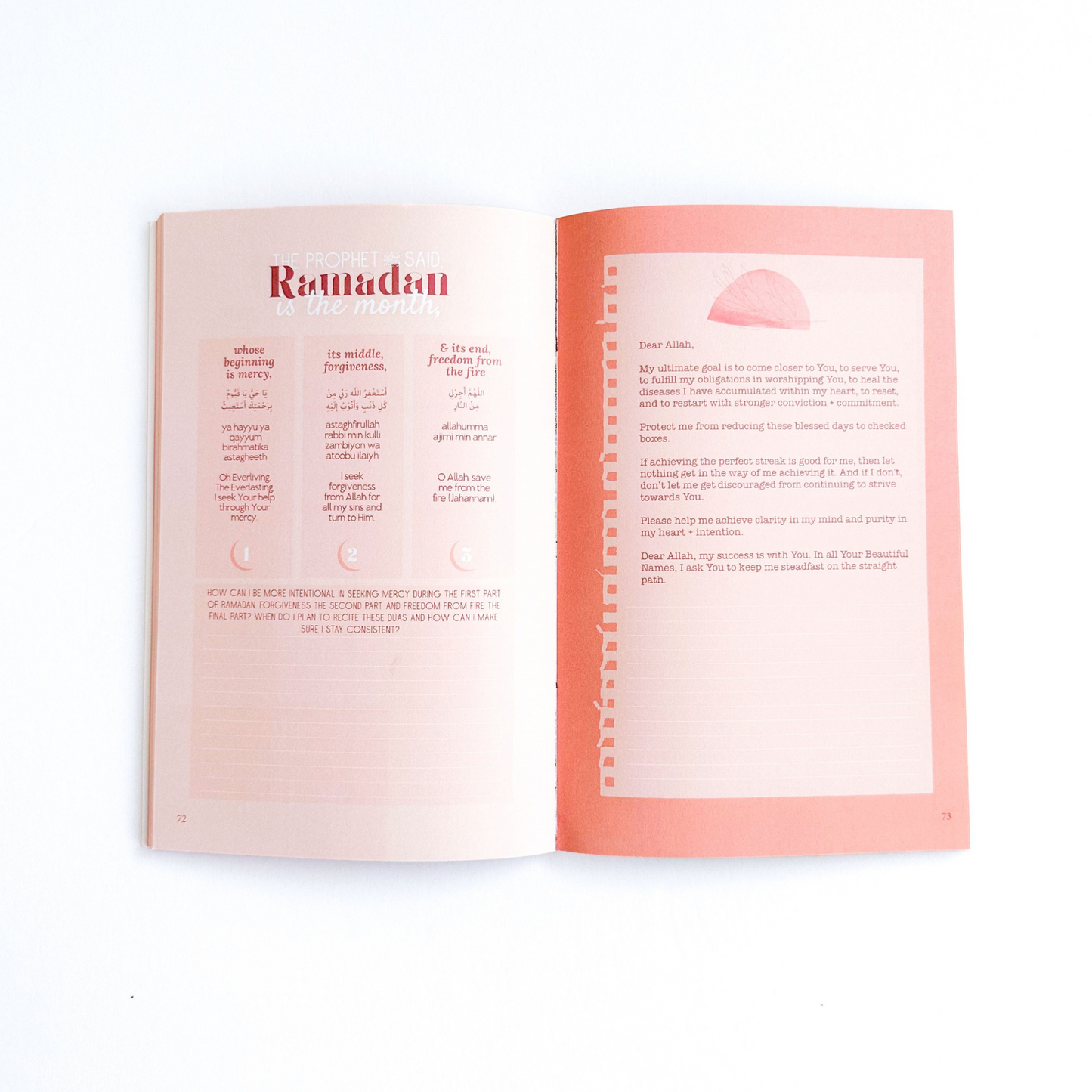 THE DUA JOURNAL – Ramadan Planner